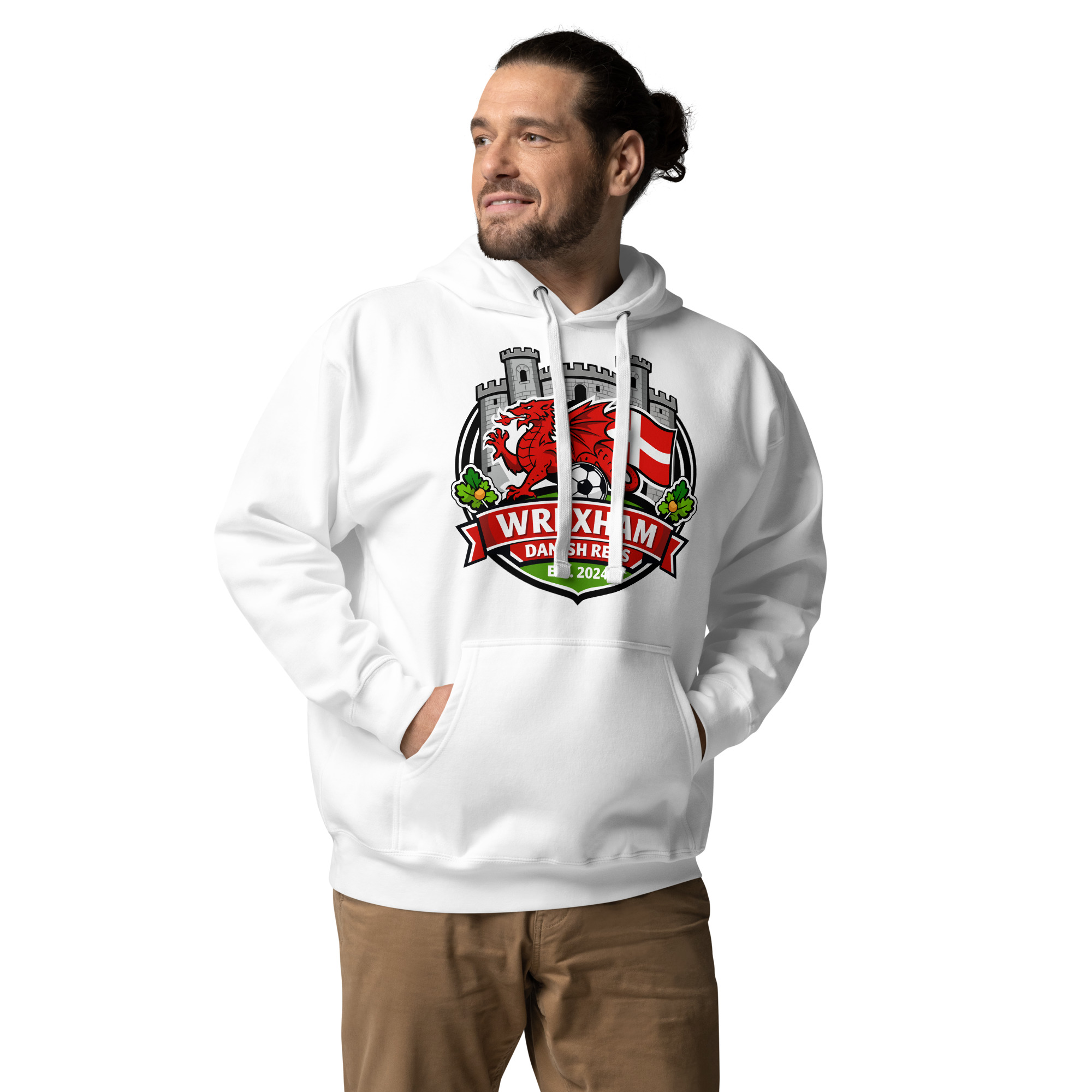 Danish Reds Unisex Hoodie - Billede 4